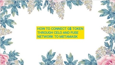 How to Connect Your GoodDollar Token to MetaMask Wallet