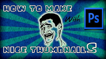 HOW TO MAKE COOL CUSTOM THUMBNAILS! in Photoshop CC for YouTube (Simple and Easy Tutorial)