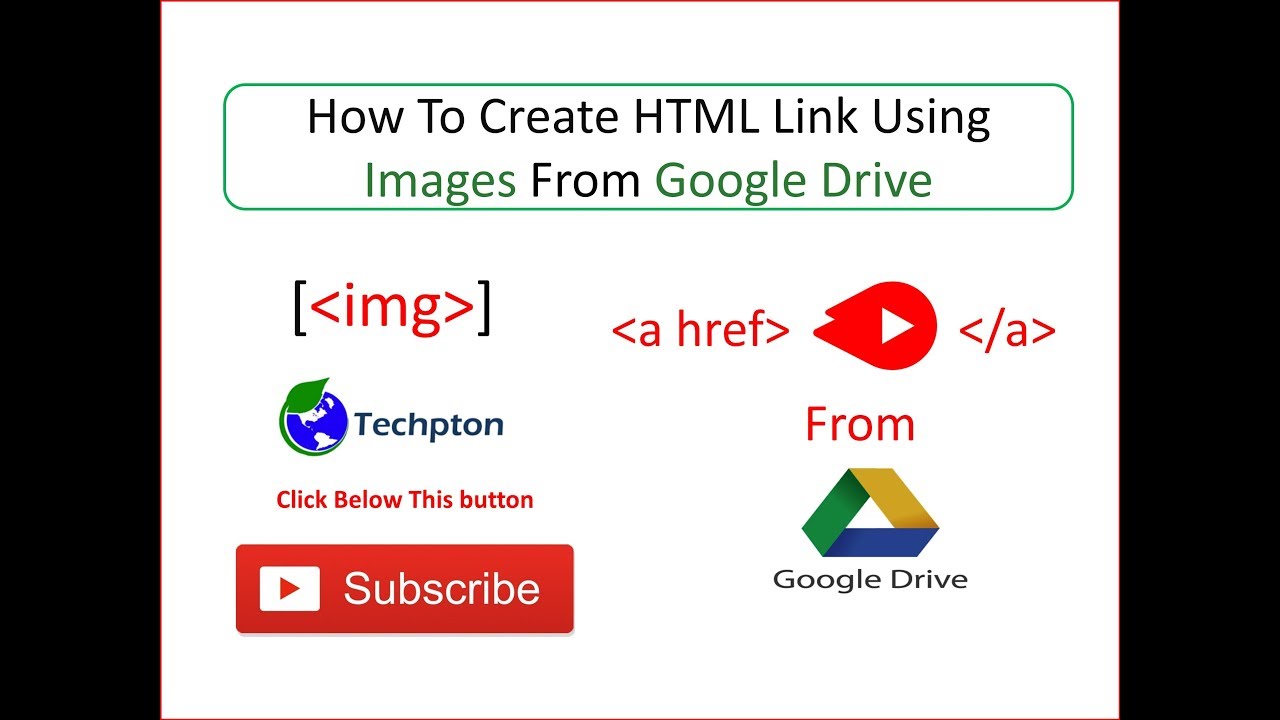 How do I add a Google link to HTML?