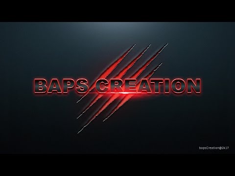 Photoshop Tutorial | How to create your own NAME wallpaper for PC | Baps Creation