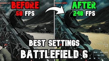 🎮 Battlefield 6: Best Settings for FPS, Visibility & Low Latency