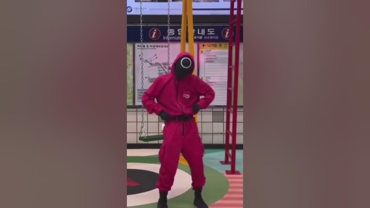Squid Game | Pink Guard Dancing | SQUID GAME: Pink Soldiers - YouTube