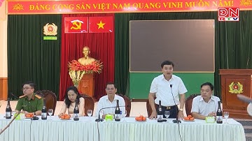 LÃNH ĐẠO HUYỆN TRẢNG BOM CHÚC TẾT CÁC ĐƠN VỊ ĐÊM GIAO THỪA