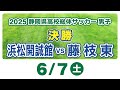2025静岡県高校総体サッカー男子　決勝