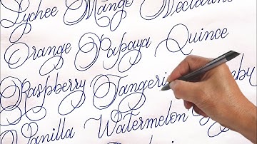 Beginners Handwriting Practice with pen |Learn cursive writing Practice| Fruits name🥭|HP Writing Art