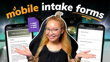 Streamline Real Estate CLIENT INTAKE with Google Forms Survey!