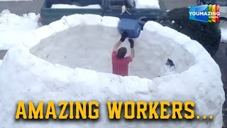 Amazing Creative Construction Worker   You NEED To See