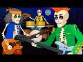 Five Skeletons At The Rock Show Party | Children