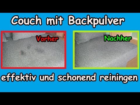 Video: Wie reinige ich ein Stoffsofa von Flecken?