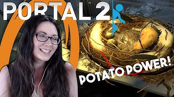 With Our Potato Pal GLaDOS | Portal 2 Part 6 | Blind Gameplay Reaction