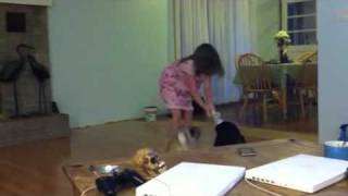 Pug playing with a sock
