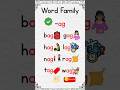 Word Family -ag | Phonics for Kids #phonicsforkids #cvcwords #kindergarten