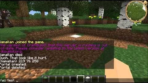 ClassicPortals V1.2 - Bukkit Plugin