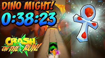 Crash On The Run - Dino Might! (0:38.23) Platinum Relic