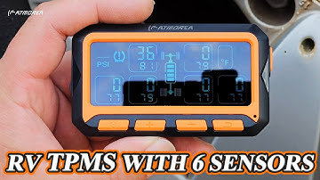 How to install TPMS sensors on your car! ! ATMOREA Tire Pressure Monitoring System Review