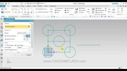 NX   MOVE OBJECT COMMAND IN NX