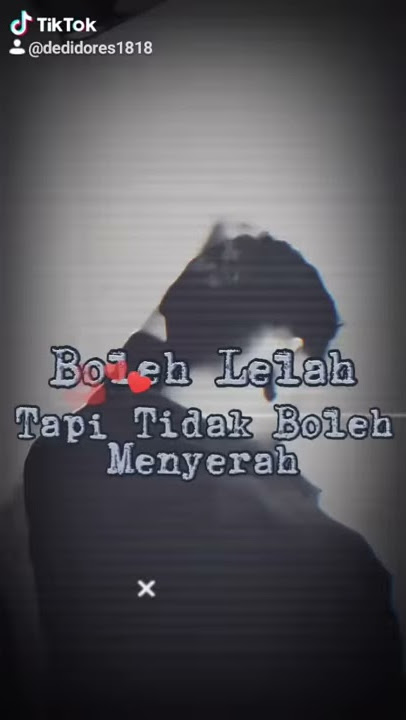 History wa,Jagan pernah menyerah dalam hidup ini....