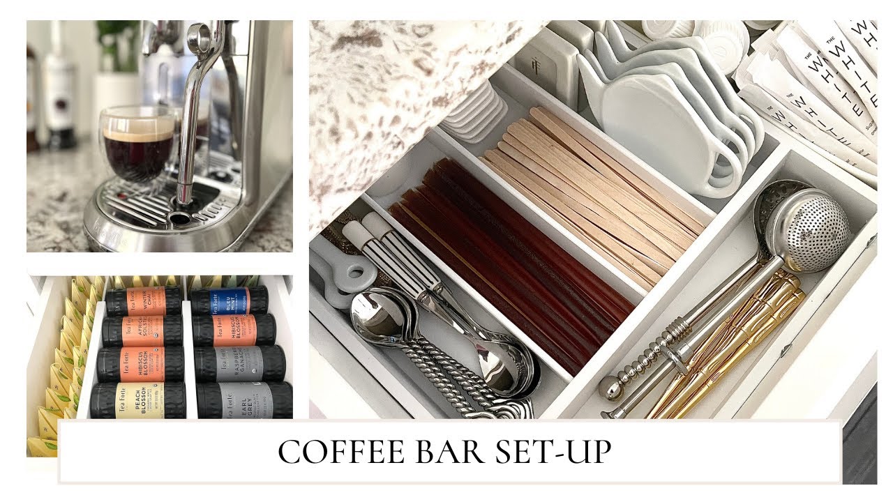 An organized home coffee bar — The Organized Mom Life