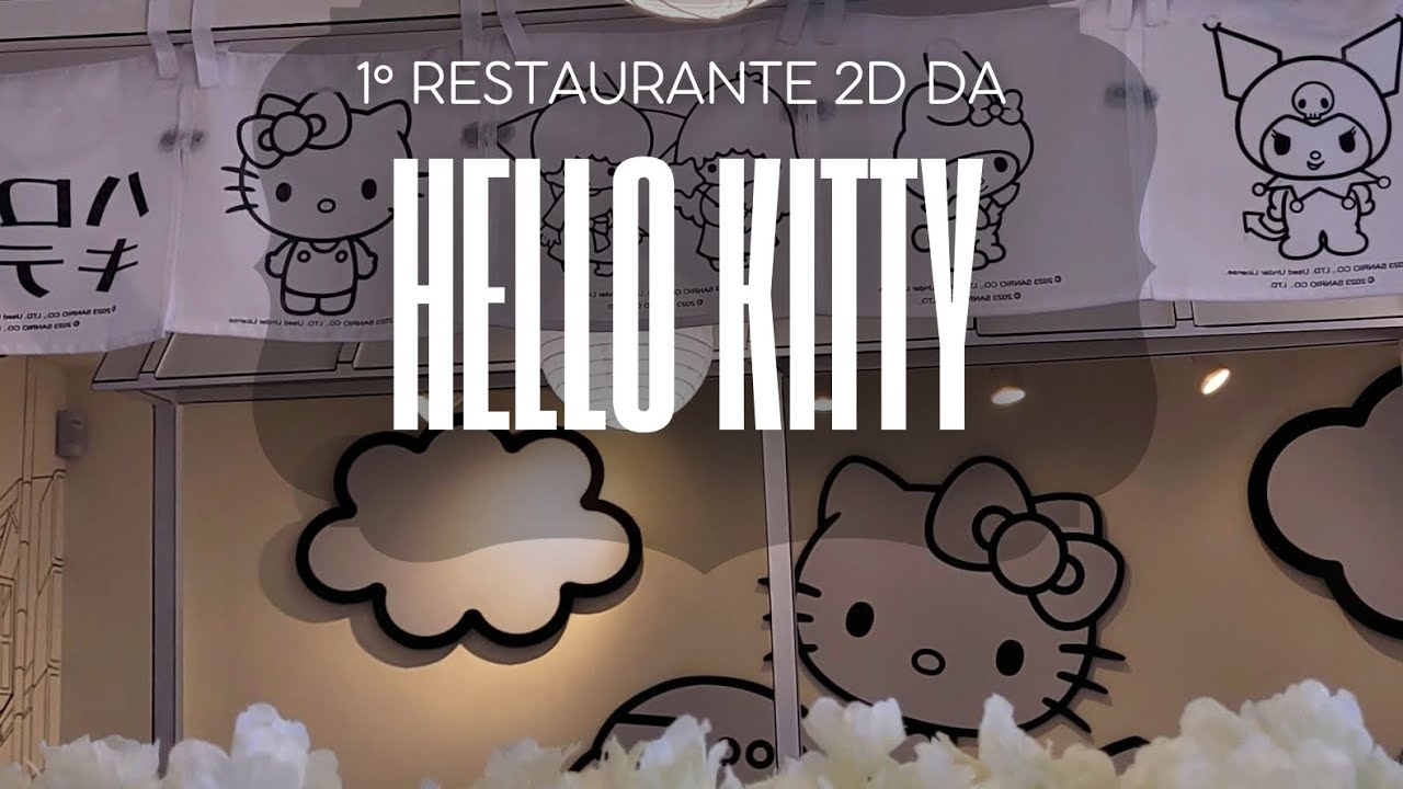 São Paulo ganha restaurante temático da Hello Kitty em 2D