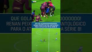 O Renan Peixoto fez O GOL QUE PELÉ NÃO FEZ! Foi de TRÁS DO MEIO DE CAMPO! #shorts