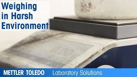 METTLER TOLEDO MS-TS Precision Balances - Robust Balances for Harsh Environment