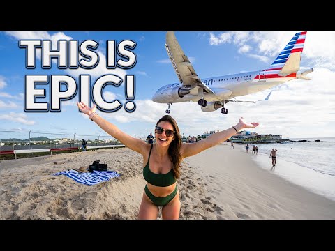 Saint Martin / Sint Maarten -  Airplane Beach, Nude Beaches, FOOD, Surfing and More!