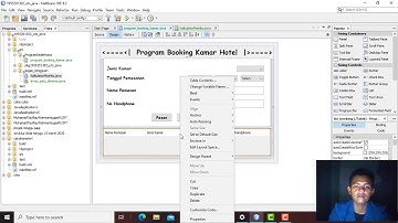 Program Sederhana menggunakan jFrame "Progam Booking Kamar Hotel" ( Bedah Source Code)