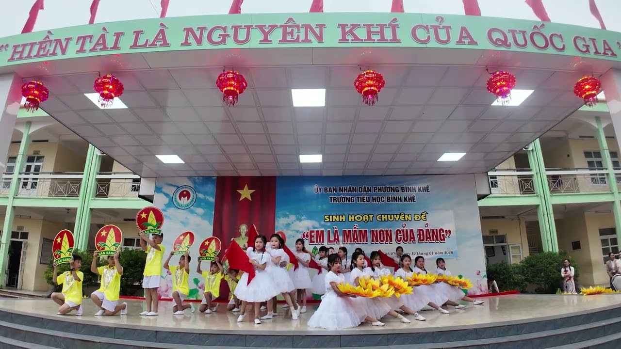 Văn nghệ khối 3 | Trường TH Bình Khê