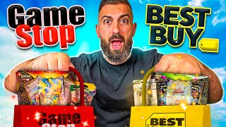 Gamestop vs Best Buy Pokemon Card Shopping Challenge!