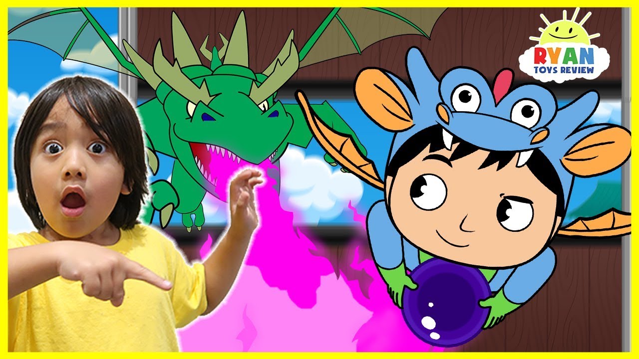 Ryan vs Magical Dragons Cartoon Animation for Kids!!! - YouTube