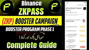 Binance Wallet #ZKPASS Airdrop Booster campaign Phase 1