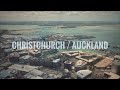 Flight Christchurch → Auckland, City Walk / NEW ZEALAND / 4K