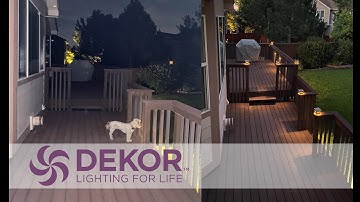 EASY Deck UPGRADE with LED Lighting from DEKOR®