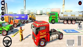 permainan mengemudi mobil-mobilan truk tangki minyak 🔥 oil tanker transport game 3d truck simulator screenshot 5