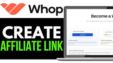 How to Create an Affiliate Link in Whop 2025 (RIGHT WAY)