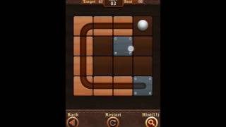 Roll the Ball: slide puzzle 2 - Basic A Level 3 walkthrough