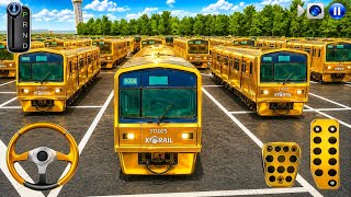🚆 Golden Train Yard Challenge in 3D Driving Class 2026 | GaMiNg WiTh ArYaN  | Driving Games