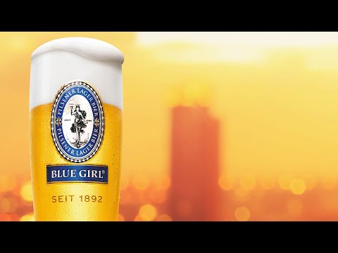 Germany Beer " Blue Girl " - Pilsener Lager Bier 德國 ‘’ 藍妹啤酒 ‘’