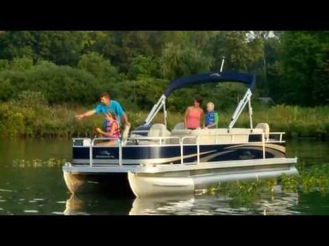 Bennington 22SF Fishing Pontoon Boat - YouTube
