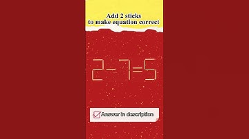 Мatchstick puzzle №420 Add 2 sticks to make equation correct