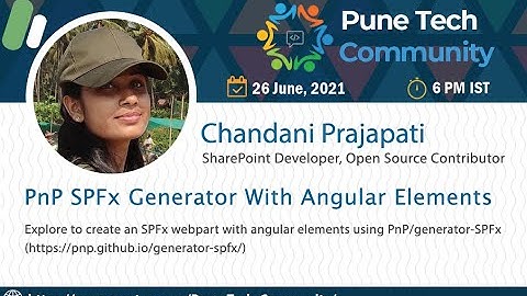 PnP SPFx Generator With Angular Elements