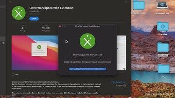 Citrix Workspace Web Extension - Mac App Store - Basic Overview