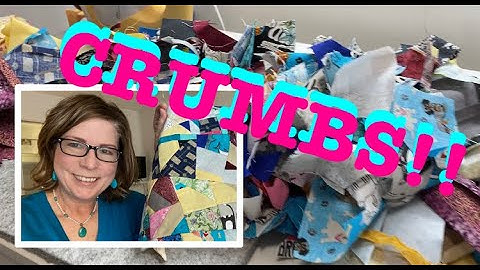 CRUMBS! ♻️ v22.07 | Use Tiny Scraps | Scrappy Sewing | Use Your Scraps