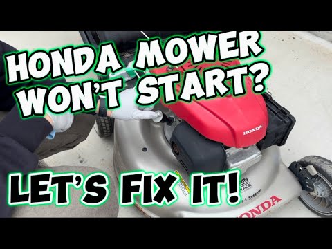 Honda Lawn Mower Won’t Start?! Let’s Fix It!