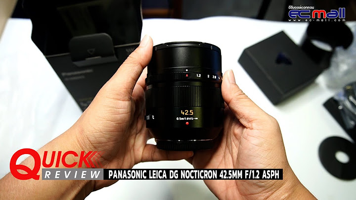 Panasonic leica 42.5 f1.2 ม อสอง