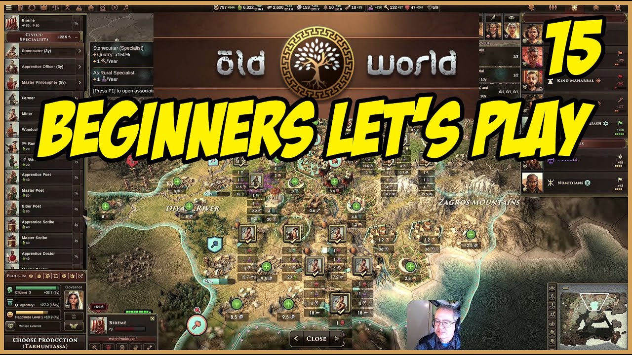 15 Old World First Look Beginners Gameplay #letsplay #beginners # ...