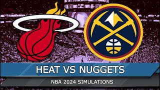 Heat vs Nuggets - NBA Today 3/13 Full Game Highlights | Miami vs Denver (NBA 2K24 Sim)