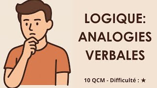 Logique: analogies verbales