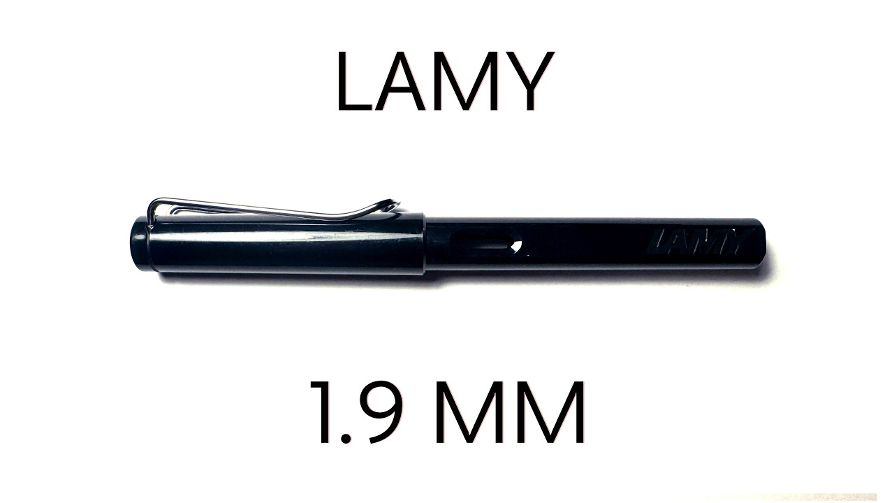 Lamy Safari 1.9mm UNBOXING + TEST - YouTube