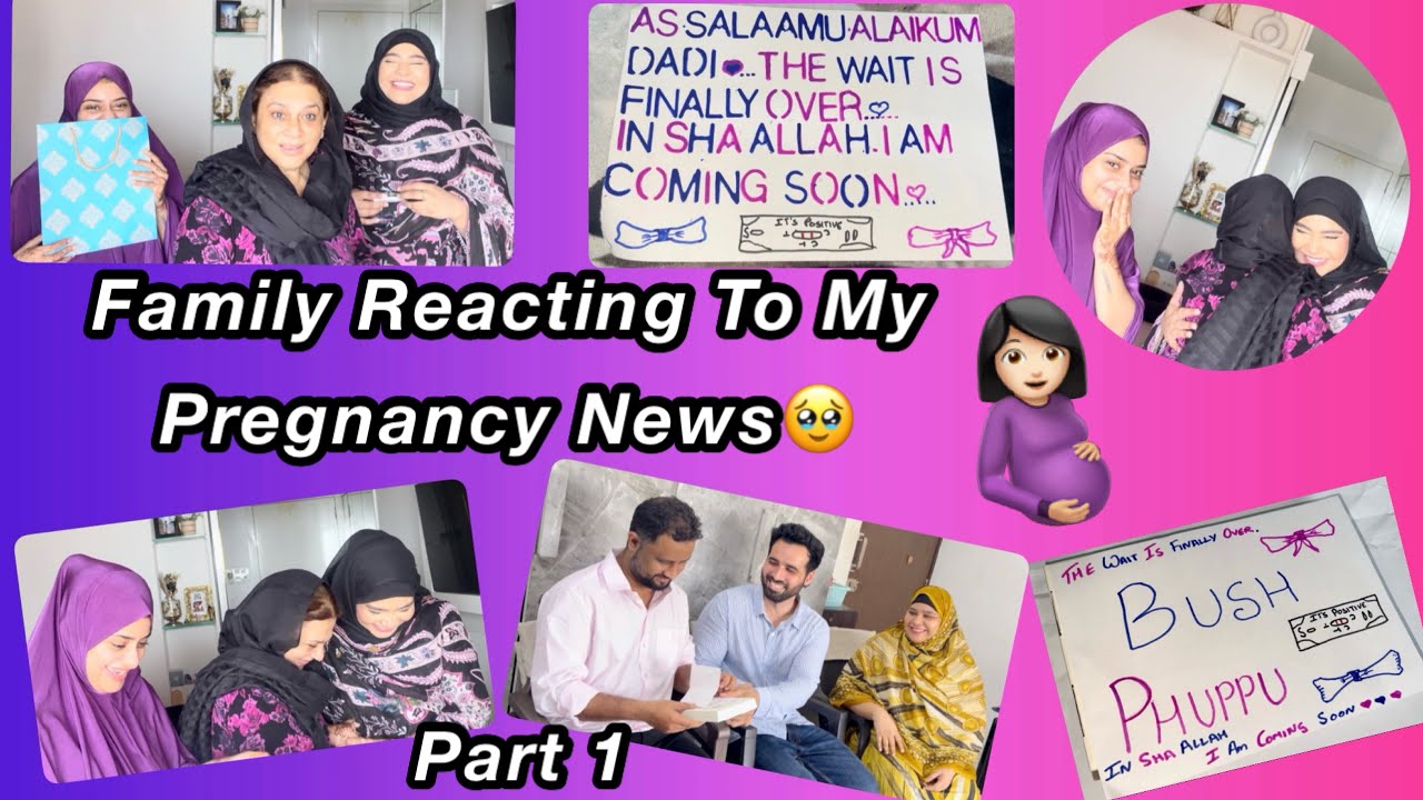 Epic reaction of My Mom, Anam & Imran Bhai😅 ️| #pregnancy #family # ...